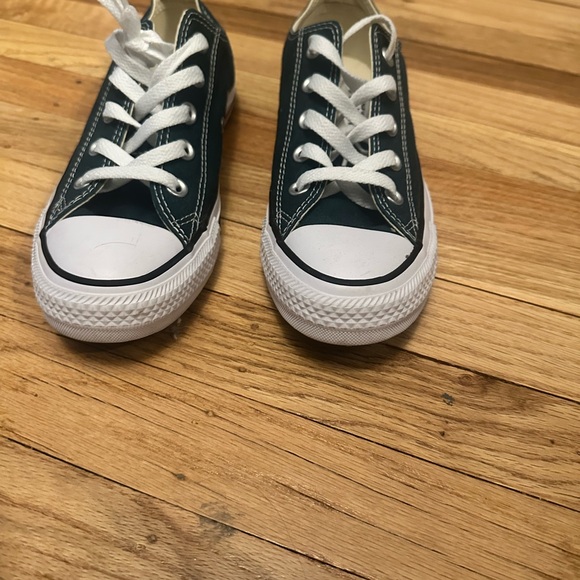 Converse low tops in dark green unisex - Picture 2 of 5